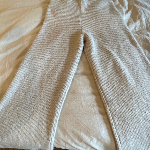 Cozy Cream Wide Leg Pants - Picture 4 of 4